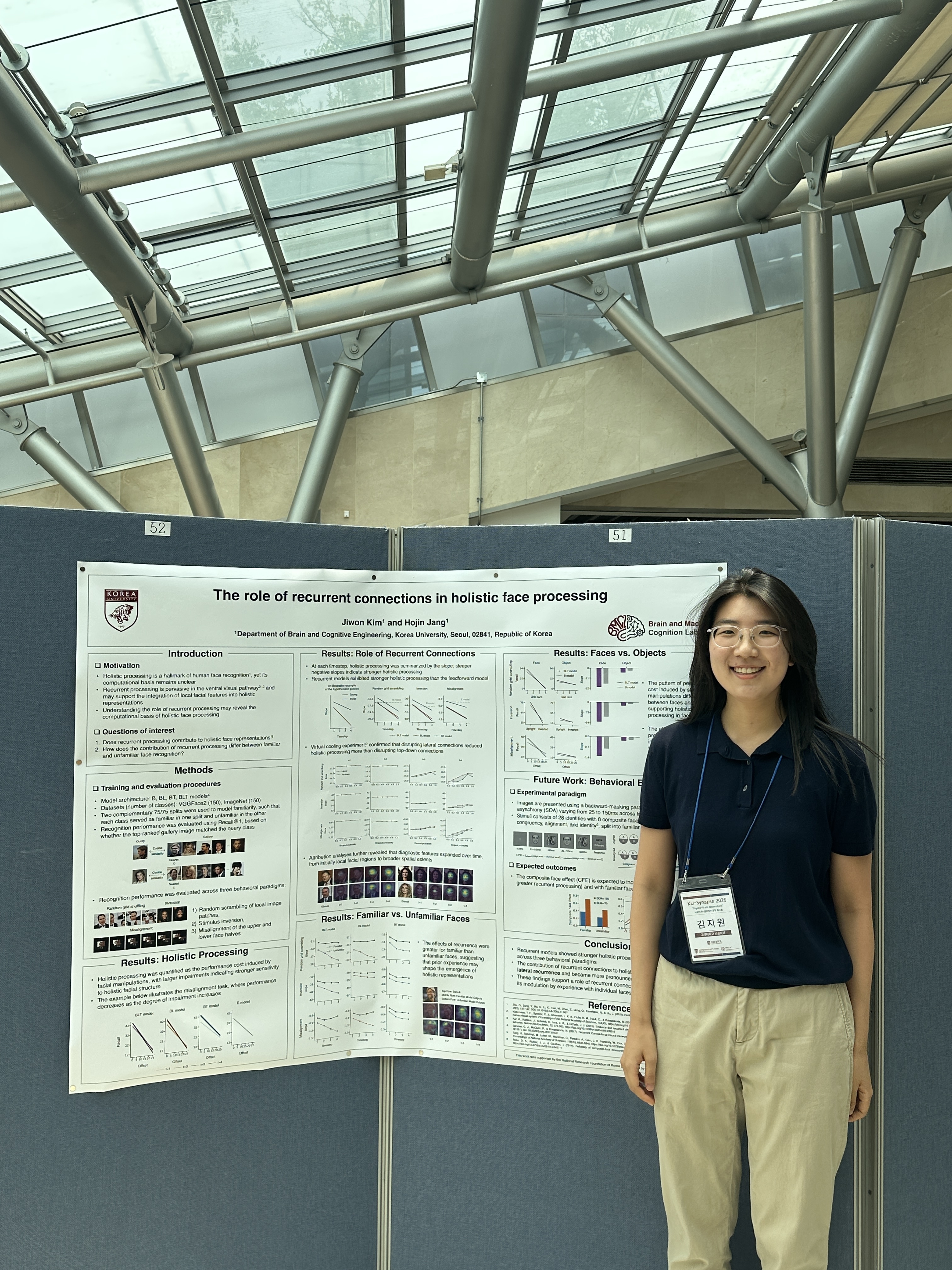 Suhyun Kim and Jiwon Kim at KU-Synapse 2026